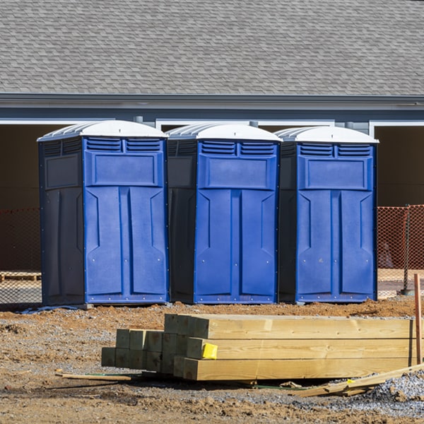 how can i report damages or issues with the porta potties during my rental period in Beauty KY